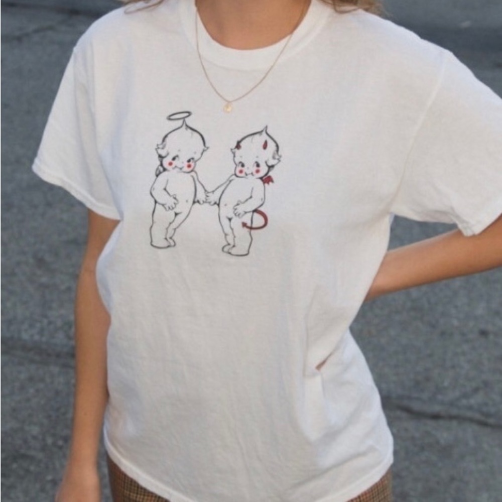 Brandy Melville - Angel Devil Graphic Shirt